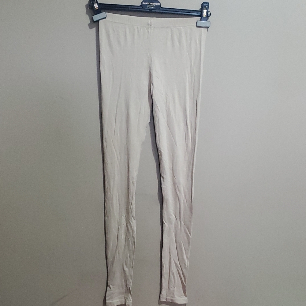 H&M Girls Beige Leggings Size Med